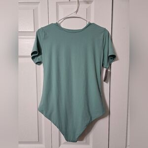 Auden Short Sleeve Green Bodysuit, Luxury Collection, XXL, NWT